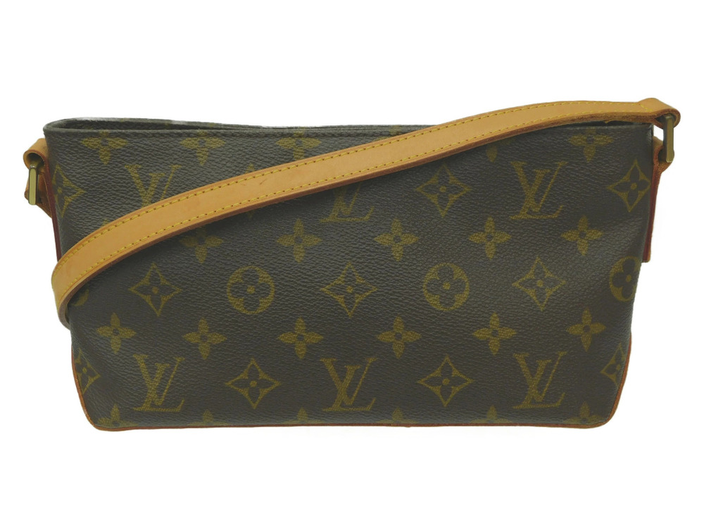 Louis Vuitton Trotteur Monogram Crossbody Brown Bag Shoulder